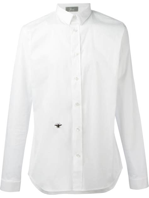 dior silk shirt men|christian dior bee shirt.